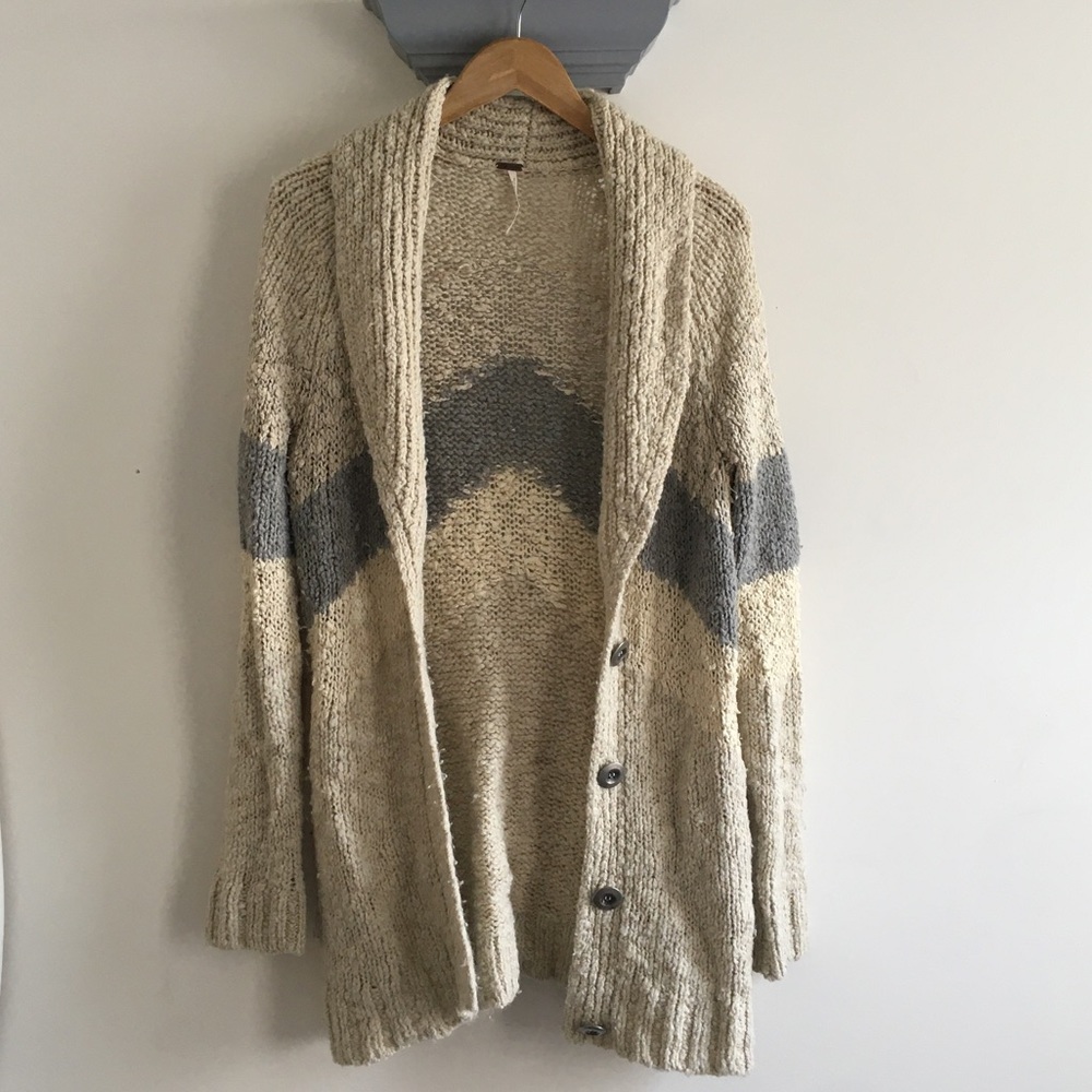 Free People Sweater Cardigan Duster